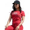 Alpha Industries New Basic T Wmn Speed Red dámske tričko Farba: červená, Veľkosti dámske: XS