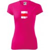 Turistická značka - červená - Dámske Fantasy športové (dresovina) - S ( Neon Pink )