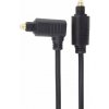 PremiumCord kjtos3-1 Toslink 90°, hrúbka 4 mm, 1m