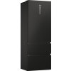 Chladnička Haier HTW7720ENPT No Frost, výška 200,6 cm, čierna