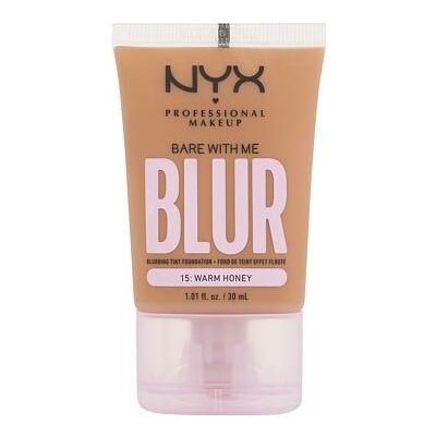 NYX Professional Makeup Bare With Me Blur Tint Foundation zmatňující make-up se středním krytím 15 warm honey 30 ml