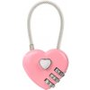 Amparo Miranda® Visiaci kódový zámok KZ173, Farba ružovy