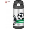 Thermos Detská termoska so slamkou - futbal