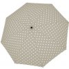 Derby Hit Mini Dots Beige - dámsky skladací dáždnik