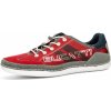 Bugatti pánske každodenné tenisky - červené - 45