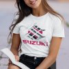 Tričko s potlačou SUZUKI Dámsky Biela XS