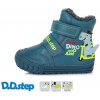 D.D.Step Zimné topánky W029 skúter - bermuda blue Veľkosť-obuvi: 20
