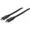 Manhattan USB-C kabel, USB 3.1, Gen 1, USB-C Male na USB-C Male, 5 Gbps, 2m, černá 354905