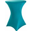TENTino Elastický obrus na koktejlový bistro stôl 80 cm VIAC FARIEB Farba obrusu: TYRKYSOVÁ / TURQUOISE