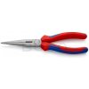 KNIPEX KNIPEX 26 12 200 Polguľaté bočné cvikacie kliešte 200mm, multikomponentné rukoväťe, čierne atramentované