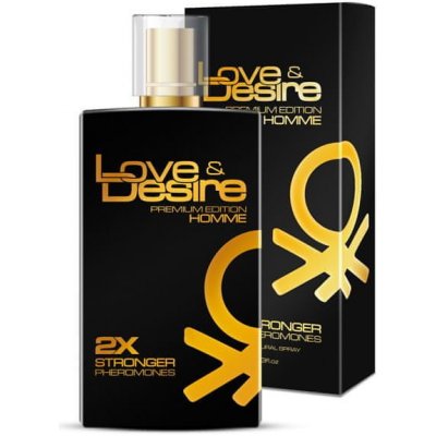 SHS Love Desire Premium Gold Men mužské parfum s feromónmi 100ml