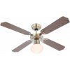 Globo 0309 stropné svietidlo s ventilátorom Champion 1x60W | E27 - s ťahovým vypínačom