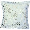 Návlek na vankúš, Zlaté vetvičky, 40 x 40 cm, sivý