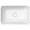 Duravit Happy D.2 Plus keramické zápustné umývadlo 60x40 cm bez prepadu Biela 2359600000