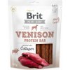 Brit maškrty Jerky Venison Protein Bar 200 g