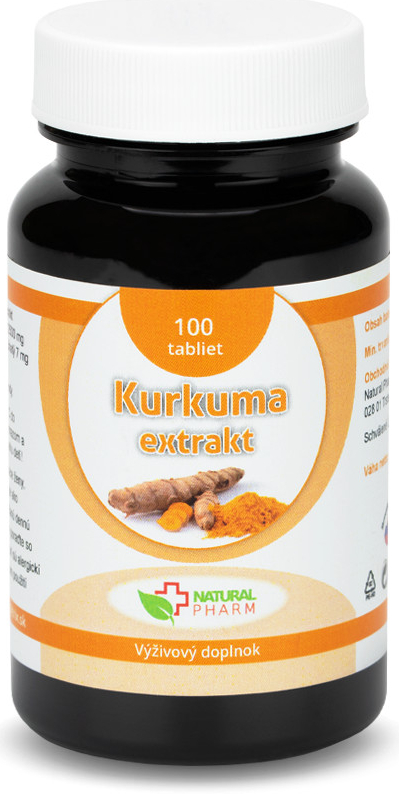 Natural Pharm Kurkuma extrakt 100 tabliet od 12 € - Heureka.sk