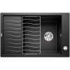 Blanco Elon XL 6 S, s excentrom - s odkvapávacou mriežkou - čierna