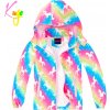 Dievčenská jarná, jesenná bunda - KUGO B2848, dúhová Farba: Ružová, Veľkosť: 110
