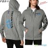 Fox mikina Honda Zip fleece, šedý melír, L