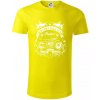 Indian Motorycle Club - Tričko z organickej bavlny - 3XL ( Citrónová )