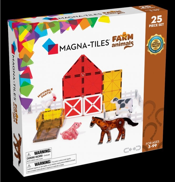 Magna-Tiles Magnetická stavebnica Farm 25 ks