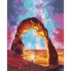 ZUTY Maľovanie podľa čísel - GRAND CANYON A VESMÍRNA OBLOHA Rámovanie: vypnuté plátno na rám, Rozmer: 40x50 cm