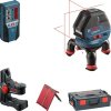 Krížový čiarový laser Bosch GLL 3-50 + BM 1 + LR 2 L-Boxx 0601063803