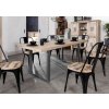Bighome - IRON Jedálenský stôl mango 160x90, bielený, lakovaný