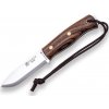 JOKER CN122 EMBER outdoorový nôž 10,5 cm, orechové drevo, kožené puzdro, paracord