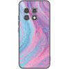 Picasee silikónový čierny obal pre OnePlus 11 5G - Pink liquid