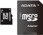 ADATA SDHC Class 4 4GBH4GCL4-RA1