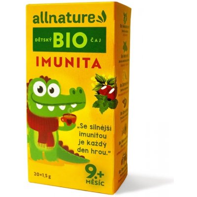 ALLNATURE Detský čaj imunita BIO 20 x 1,5 g