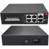 SW0604POE-65-E - PoE prepínač 4+2, Uplink 100Mbps, 65W, 1.2Gbps - Aliquam