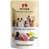 PETNER konzerva pre psov hydina s cuketou 500g - 95,5% mäsa - prémiové krmivo pre psa