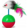 Hračka pre mačku myš na loptičke, loptička - vstávacia figúrka