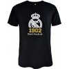 Fan-shop Tričko REAL MADRID Crest čierne Velikost: XL