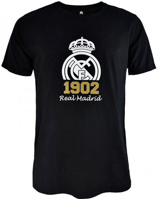 Fan-shop tričko Real Madrid Crest čierne