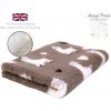 DRYBED Premium Vet Bed Lamy Alpaky svetlohnedý 100 x 75 cm