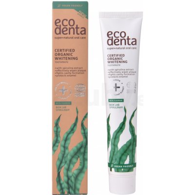 Ecodenta Organická bieliaca zubná pasta Whitening Toothpaste With Spirulina 75 ml