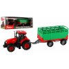Teddies Traktor Zetor s vlekem - 36 cm - na setrvačník