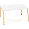 Pracovné stoly Bench ALFA ROOT 140x160cm, biely - 1 kus - 1 KS - pracovný - 160 cm - Interier Říčany - zdvojená - Biela - Alfa Root - 74.2 cm - 140 cm INTERIER-RICANY