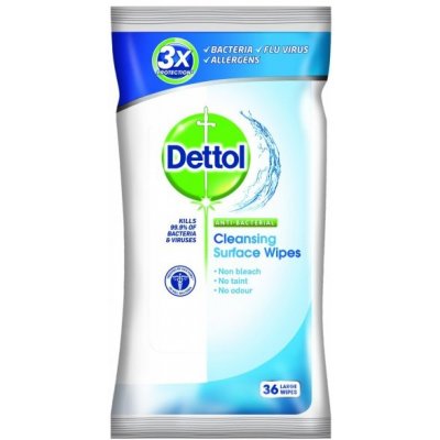 Dettol antibakteriálne obrúsky na povrchy 36 ks