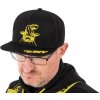 Black Cat Šiltovka Black Flat Peak Cap