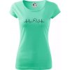 Labradorský retriever‎ EKG - Dámske tričko Pure - 2XL ( Mätová )
