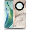 Picasee silikónový čierny obal pre Honor Magic5 Lite 5G - Cream marble