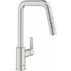 Grohe Start Drezová batéria s 2-polohovou vyťahovacou sprchou, Supersteel 30631DC0