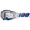 100% Armega Blue, mtb okuliare - Clear Lens
