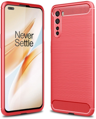 PROTEMIO 27147 FLEXI TPU Kryt OnePlus Nord červený