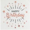 Narodeninové servítky Happy Birthday 33cm 10 ks