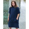 Towel City Detský uterák v štýle poncho TC811 Navy 3/5 years